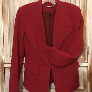 Red women’s suit jacket